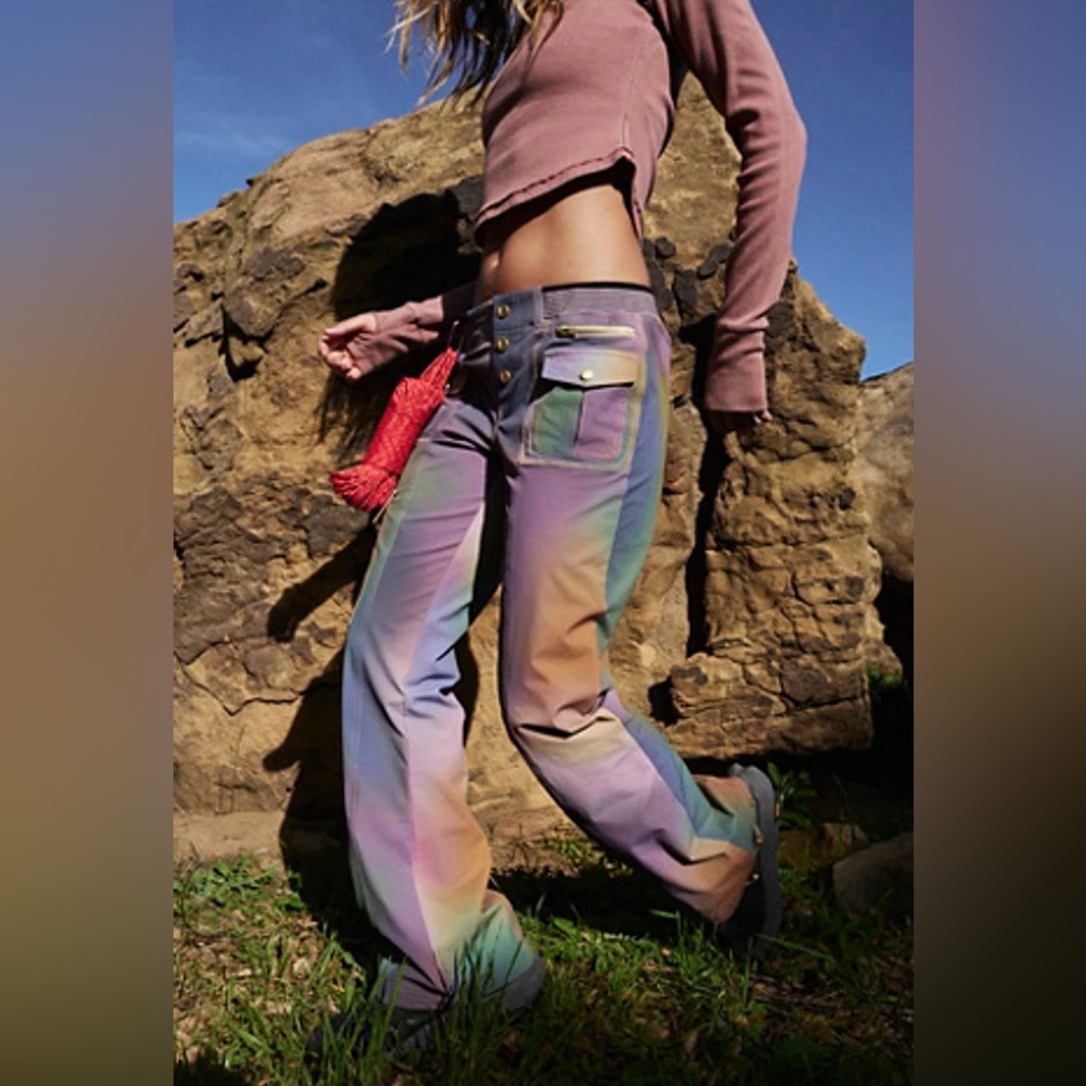 Fp Movement Multicolor Rainbow Cascade Flare Hiki… - image 3